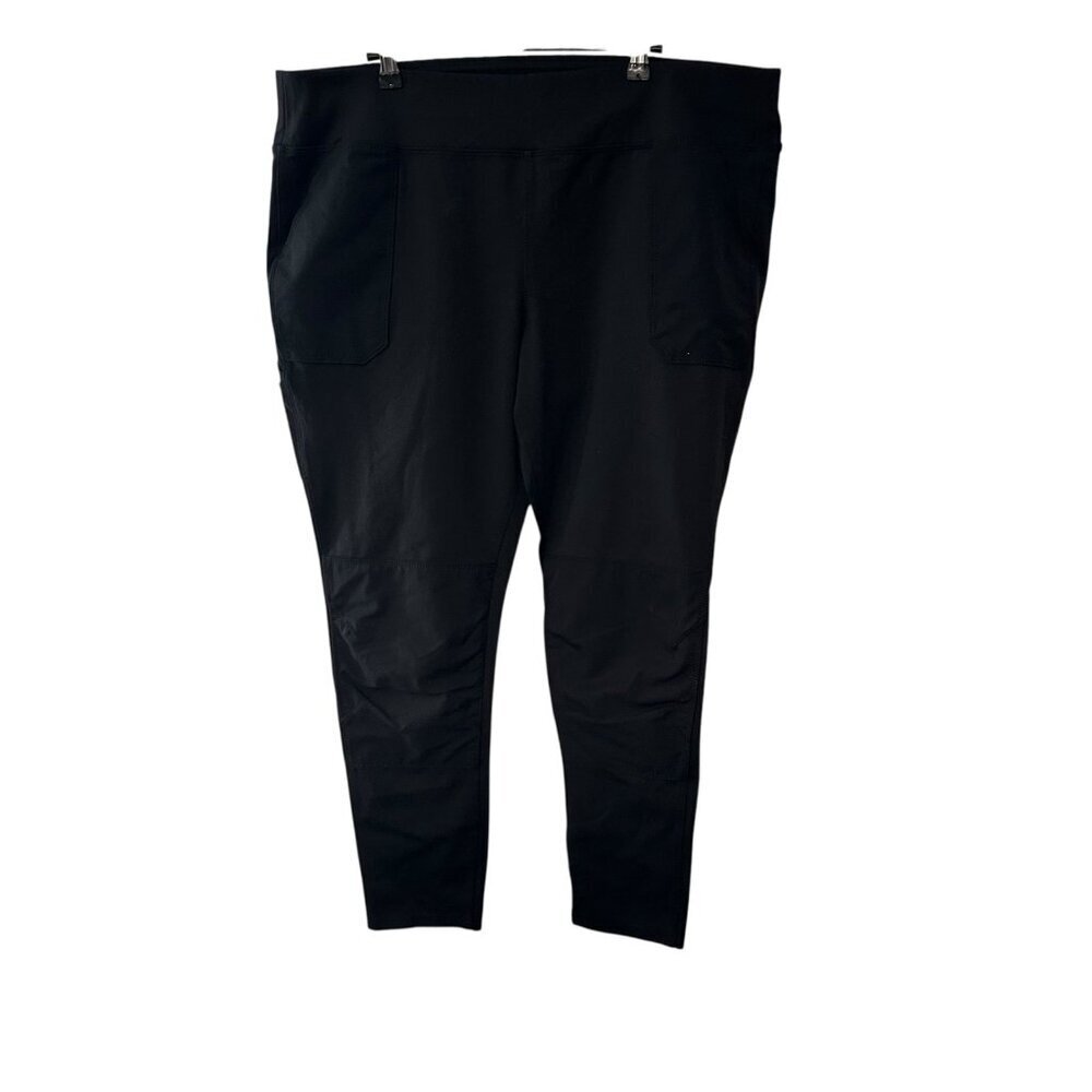 Carhartt Fitted Force Leggings Women's Size 2X XXL 20 Black Utility Workwear EUC - Picture 2 of 9